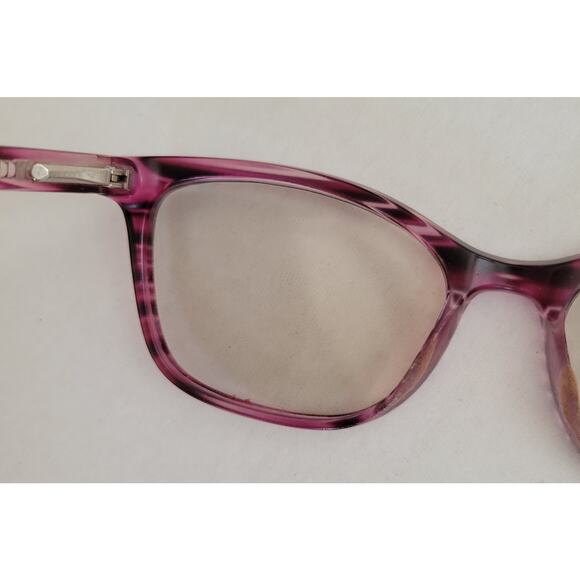 Enhance Lilac Stripe 4148 Eyeglass Glasses FRAMES ONLY 54 17 140 Light Weight - Picture 2 of 8